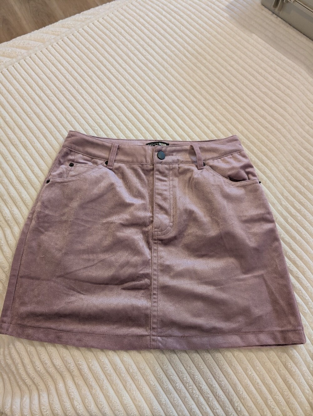 Women's Dusty Mauve A-Line Skirt
